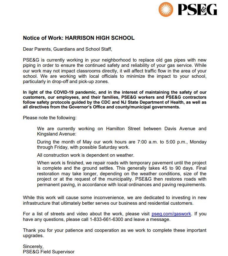 PSEG NOTICE