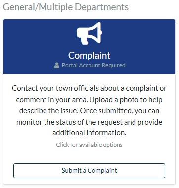 SDL Portal Submit Complaint Opens in new window