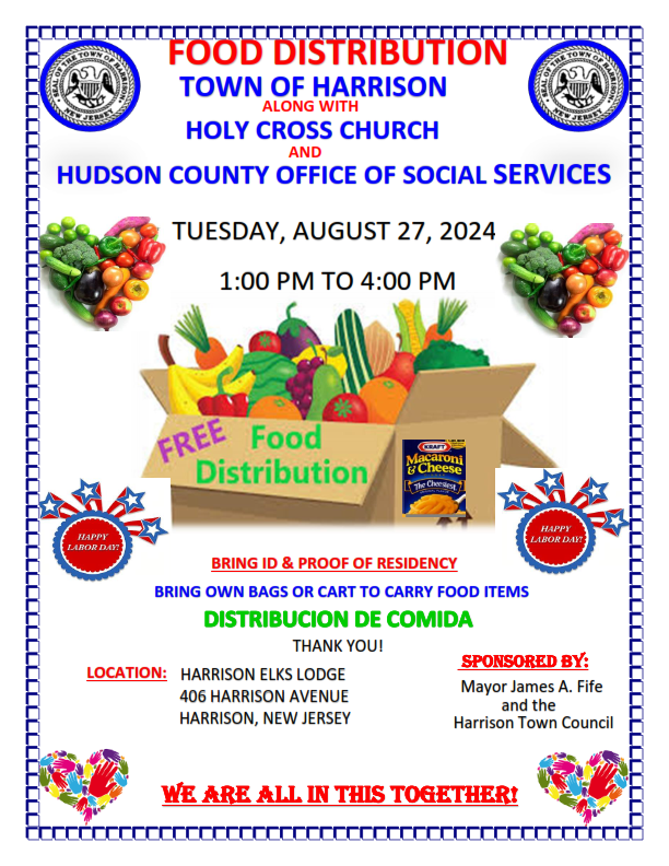 Food Distribution in Harrison 8-27-24