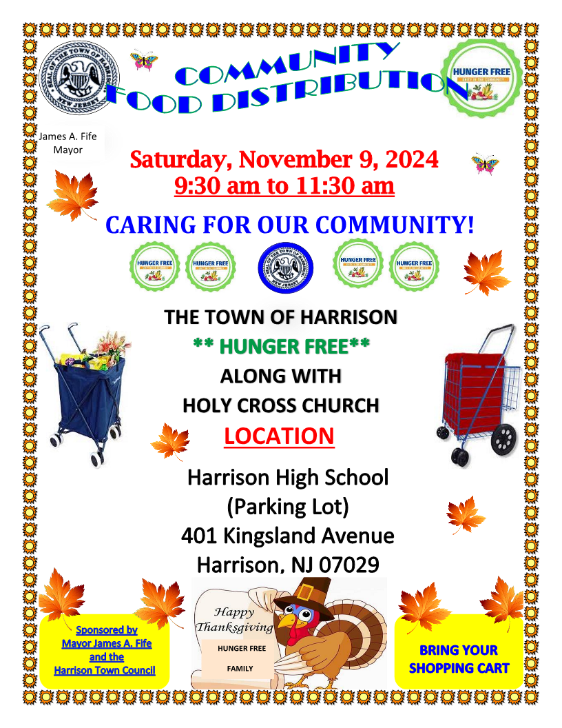 Harrison Food Distribution On November 9 2024
