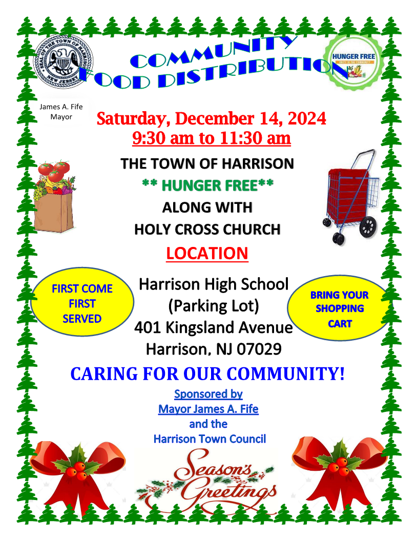 Harrison Food Distribution on December 14