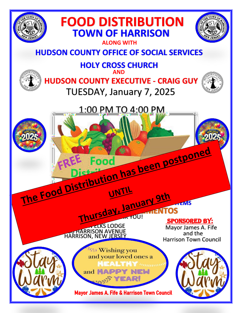 Harrison Food Distribution on January 7