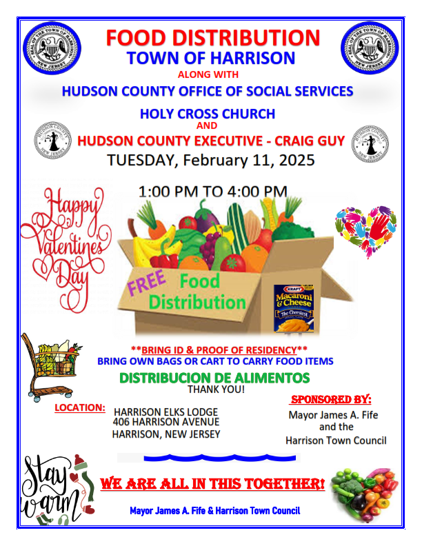 Harrison Food Distribution February 11 2025