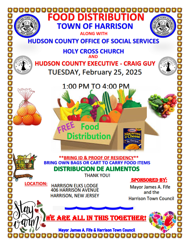 Harrison Food Distribution February 25 2025