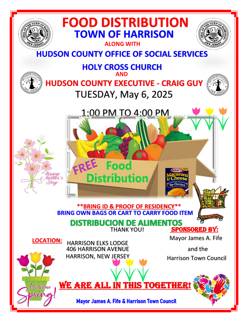 Harrison Food Distribution May 6 2025