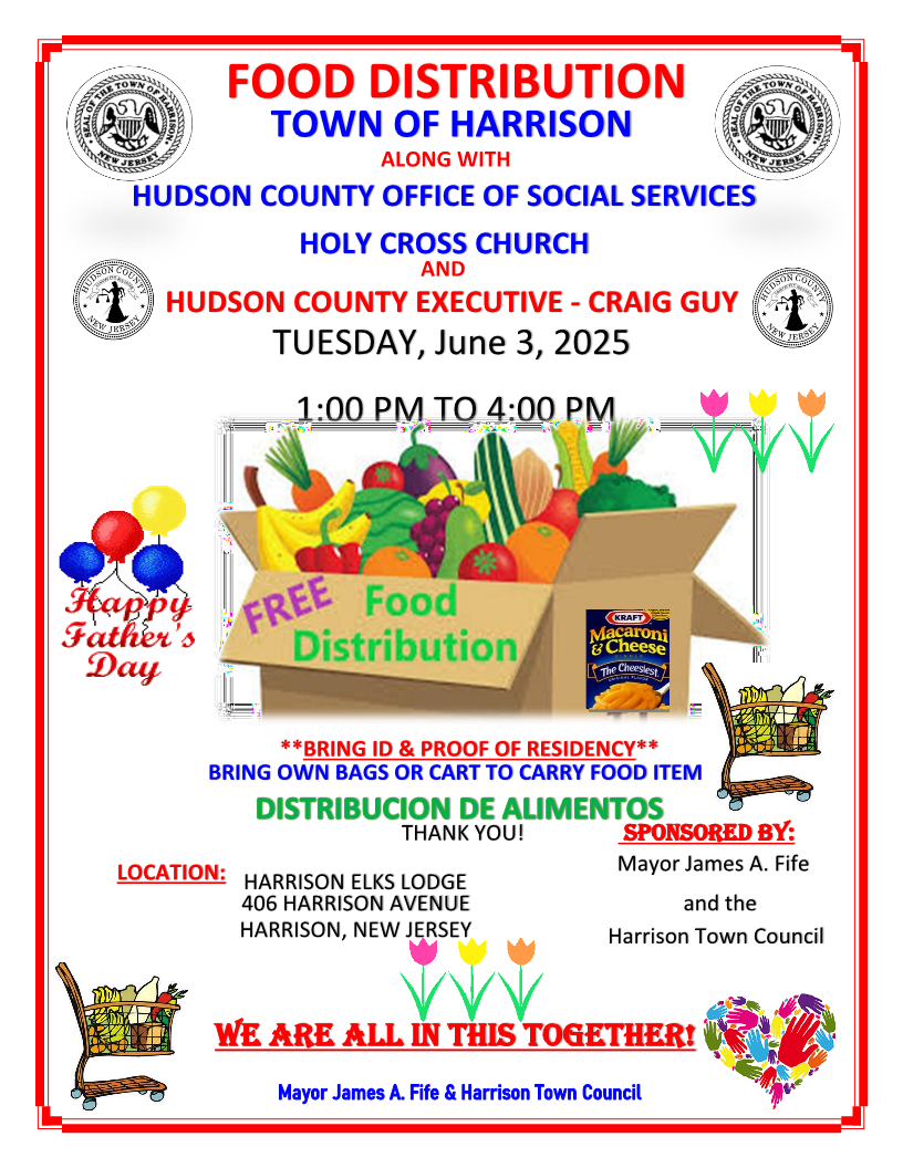 Harrison Food Distribution June 3 2025