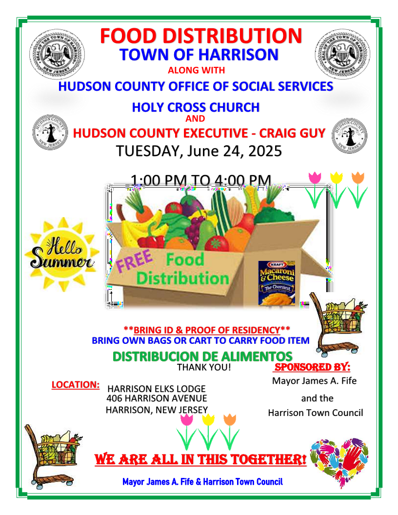 Harrison Food Distribution June 24 2025