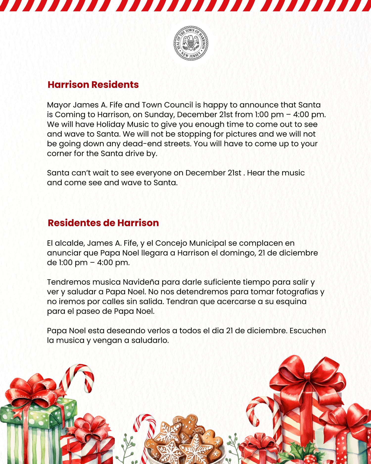 Santa Parade - Social Media Post