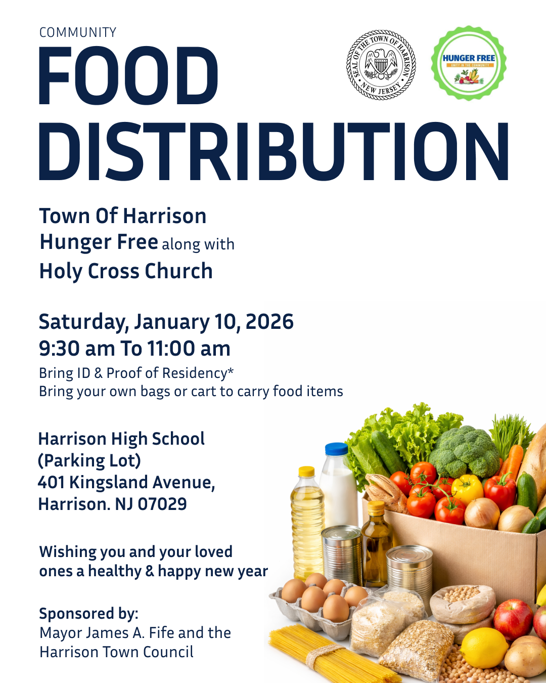 Community Food Distribution - 10th Jan
