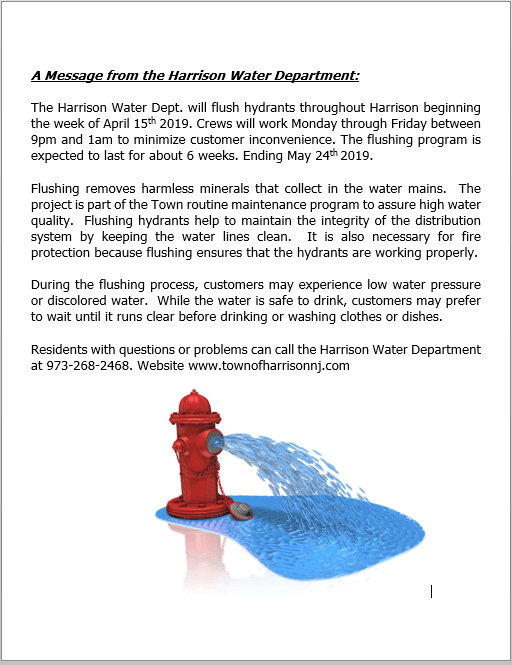 Hydrant Flushing