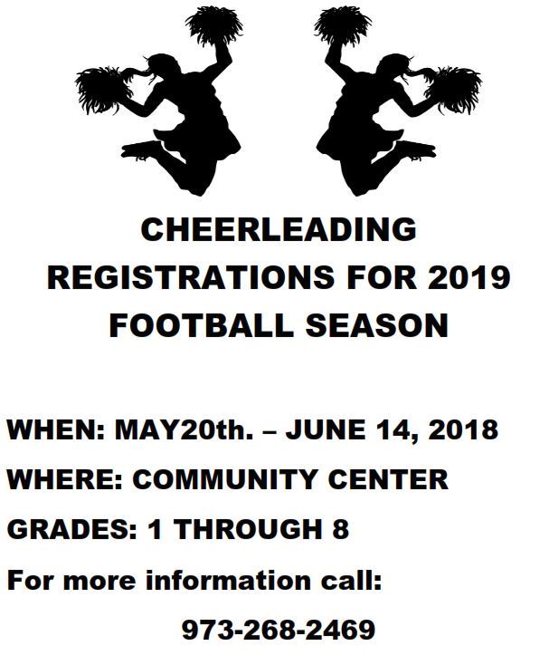 Cheerleading Registration CC