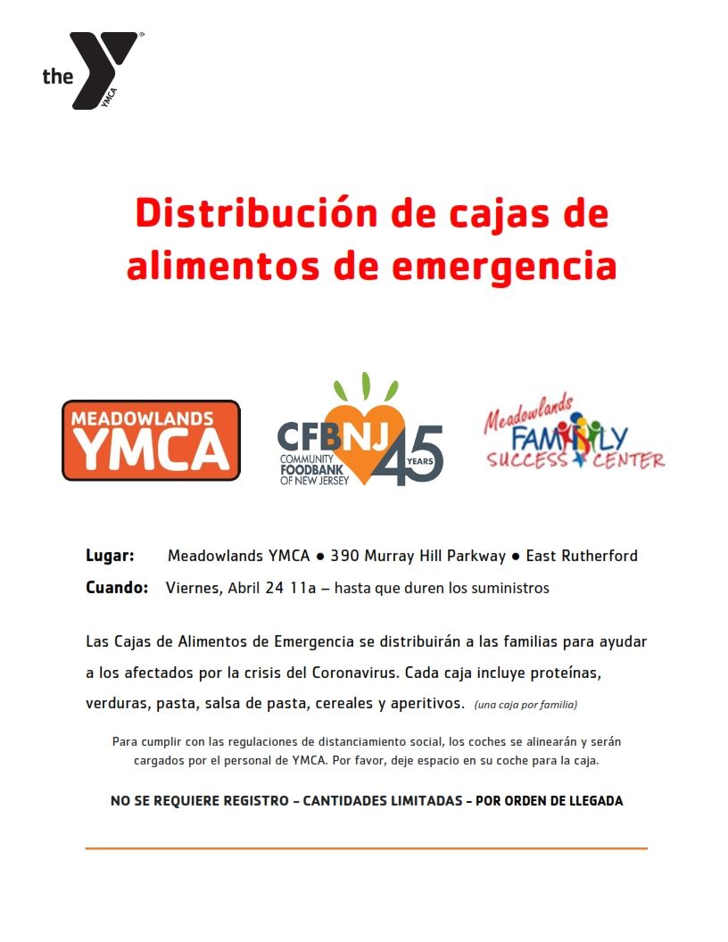 DRIVE THRU EMERGENCY FOOD BOX DISTRIBUTION FLYER - Fri April 24 - SPANISH_001